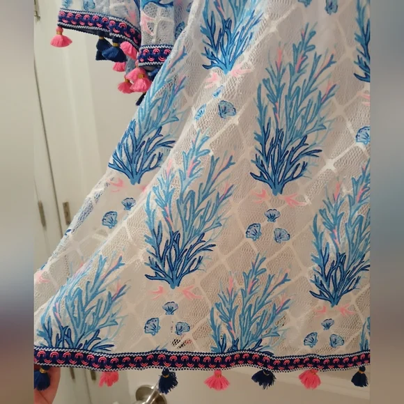 NWT Lilly Pulitzer Coral Romper - Picture 10 of 13